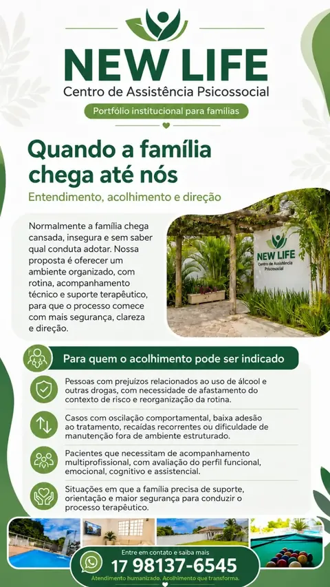 Portfólio institucional New Life — card 1