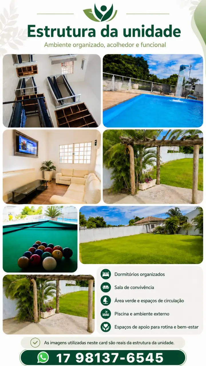 Estrutura da unidade — ambiente organizado, acolhedor e funcional.